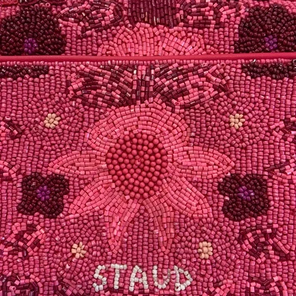 STAUD TOMMY BEADED BAG BLOSSOM GARDEN PARTY - Picture 7 of 14